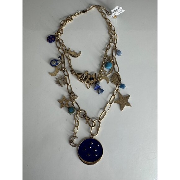 NWT Free People Maxamillion Charm Stargirl Necklace - Picture 3 of 5